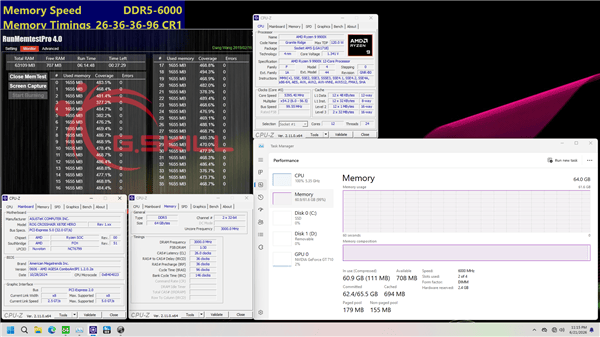 C26内存64GB大容量专为AMD平台打造PP电子平台芝奇新推DDR5-6000(图2)